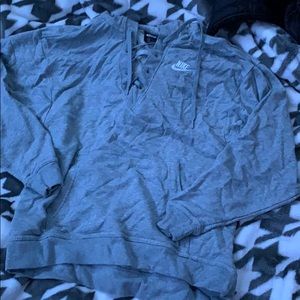 women’s small nike sweatshirt (fits like a medium)